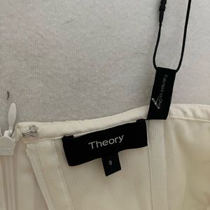 Off the shoulder white Theory top